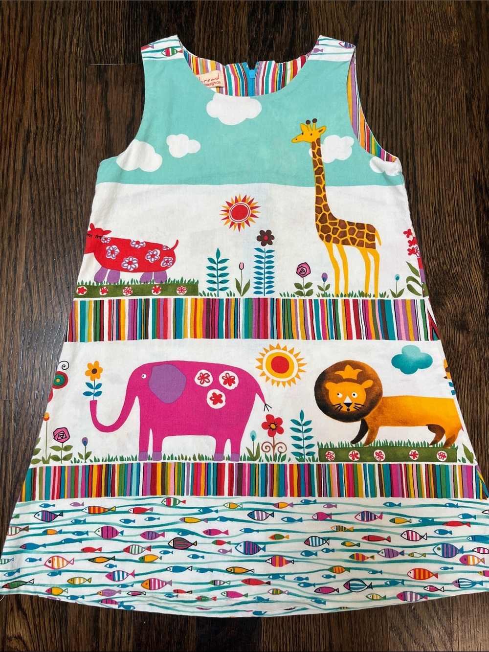 Red Thread Designs Zoo dress size 5
